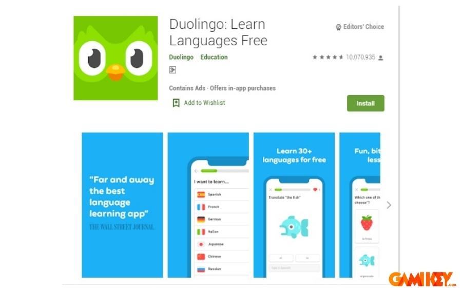 Duolingo tương thích với nhiều thiết bị khác nhau