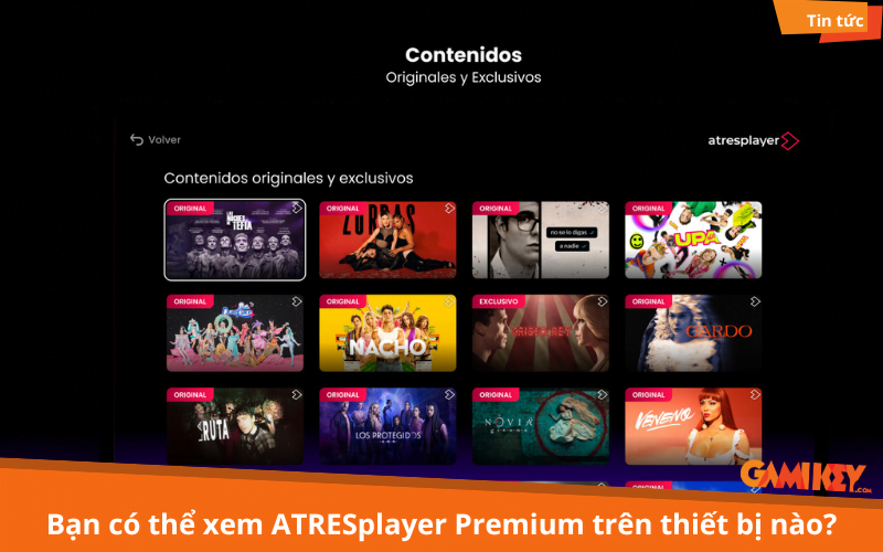 Ban co the xem ATRESplayer Premium tren thiet bi nao