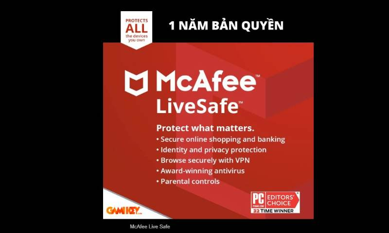 Tổng quan về McAfee LiveSafe