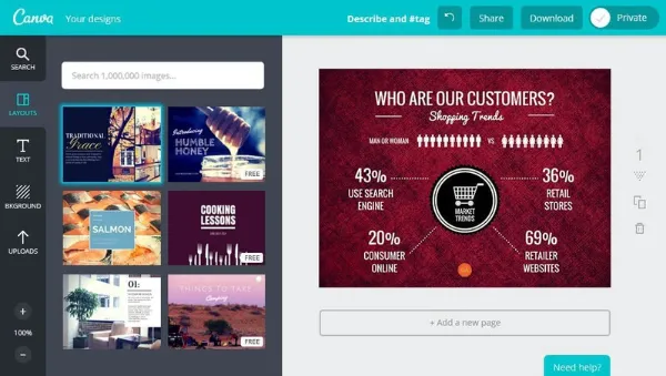 canva pro vinh vien 3 1 Có thể tùy chỉnh kích thước các hình ảnh và mẫu có sẵn khi sử dụng Canva Pro