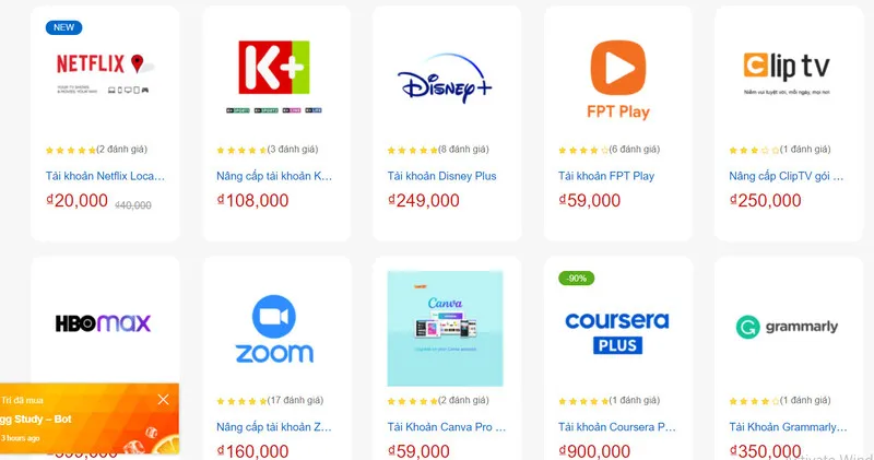 Nơi bán Netflix Nơi bán Netflix