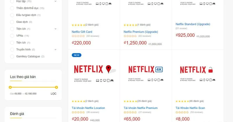 shop ban tai khoan netflix 4 Shop bán tài khoản Netflix giá ưu đãi