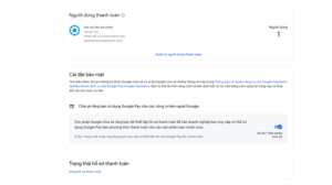 Payment Profile Google Google Payment