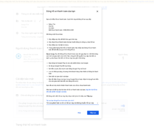 Đóng hồ sơ thanh toán