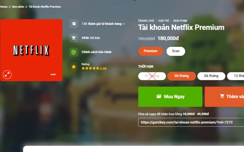 mua tai khoan netflix 1 nam 7 Mua tài khoản netflix 1 năm