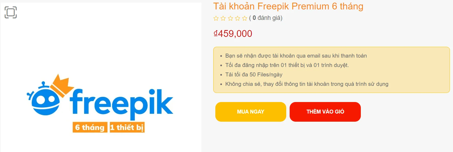 Giá mua Freepik Premium tai Gamikey