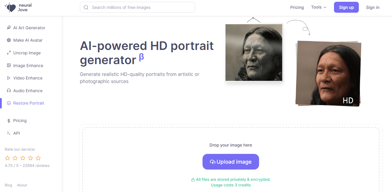 restore portrait