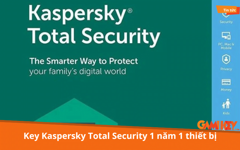 Key Kaspersky Total Security 1 năm 1 thiết bị
