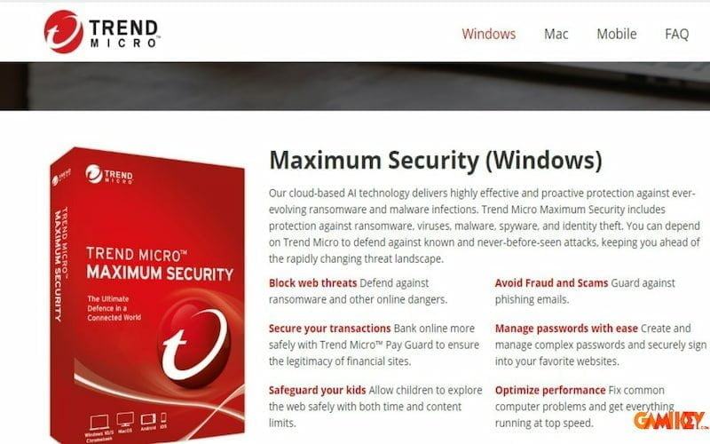 Trend Micro Maximum Security 