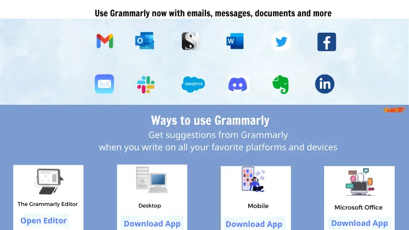 Use Grammarly now with emails messages documents and more