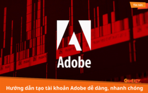 tạo tài khoản adobe