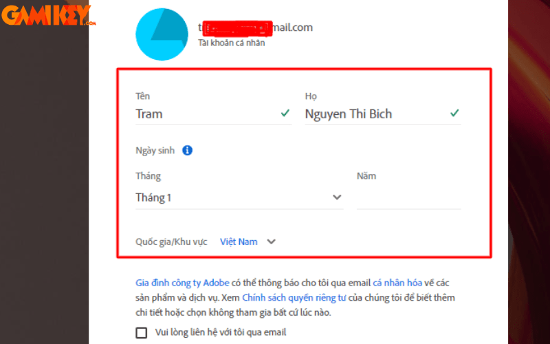 tao tai khoan adobe 4 lập tài khoản adobe