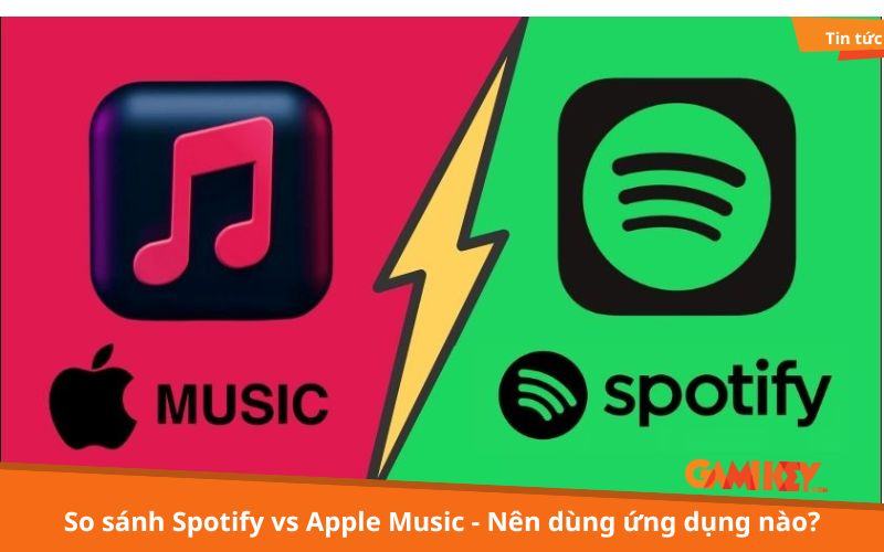 So sánh Spotify vs Apple Music