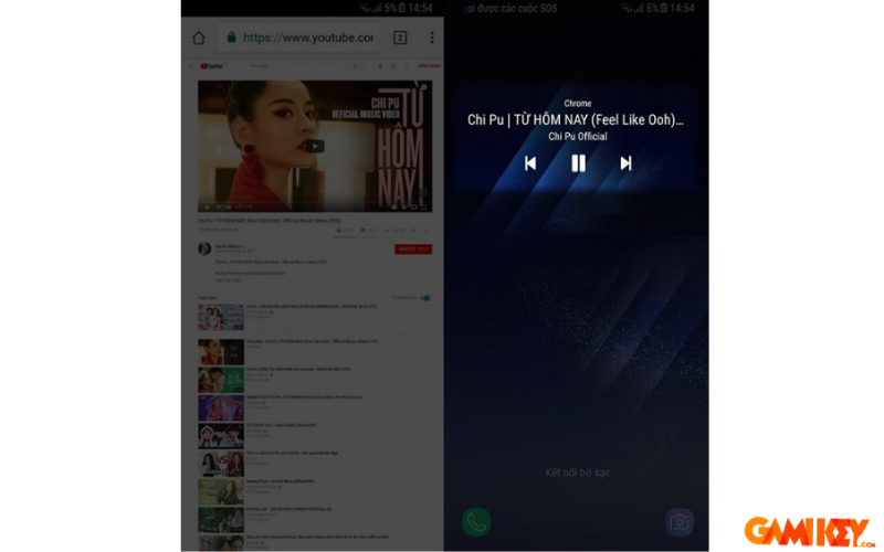 cách nghe nhạc YouTube tắt màn hình trên điện thoại Android