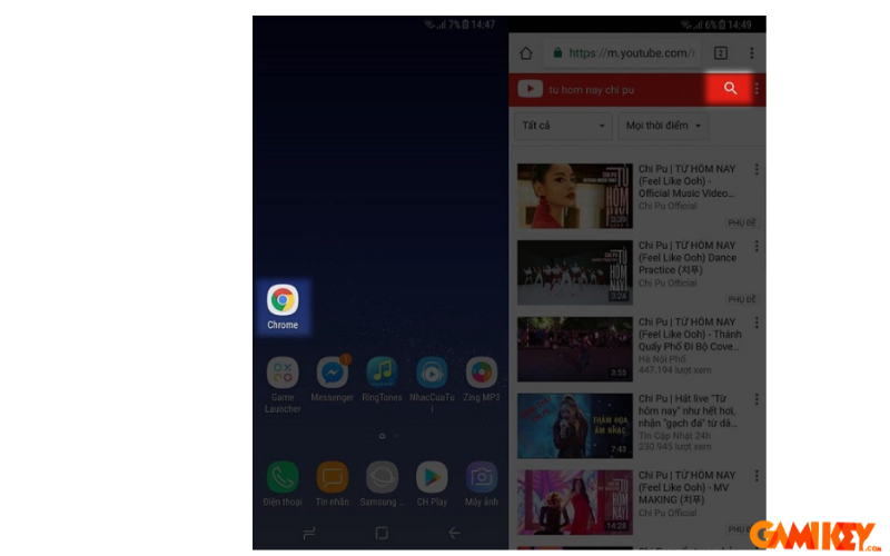 cách nghe nhạc YouTube tắt màn hình trên điện thoại Android