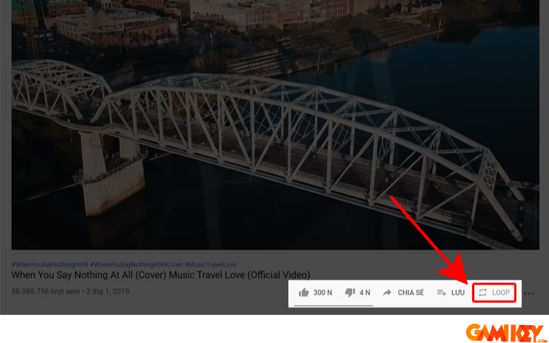 Cách replay video YouTube