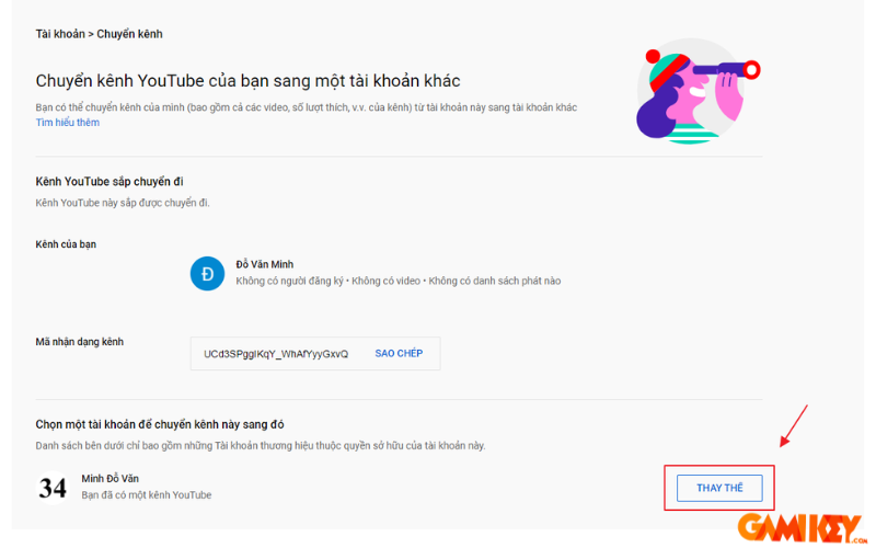 huong dan chuyen kenh youtube tu gmail cu sang gmail moi 11 Hướng dẫn chuyển kênh Youtube từ Gmail cũ sang Gmail mới