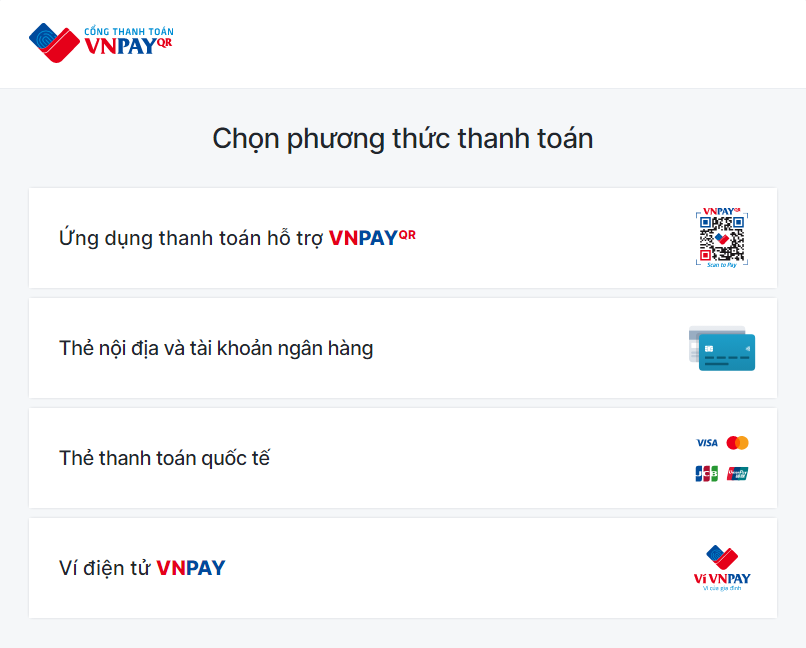 HƯỚNG DẪN THANH TOÁN VNPAY TRÊN WEBSITE 
