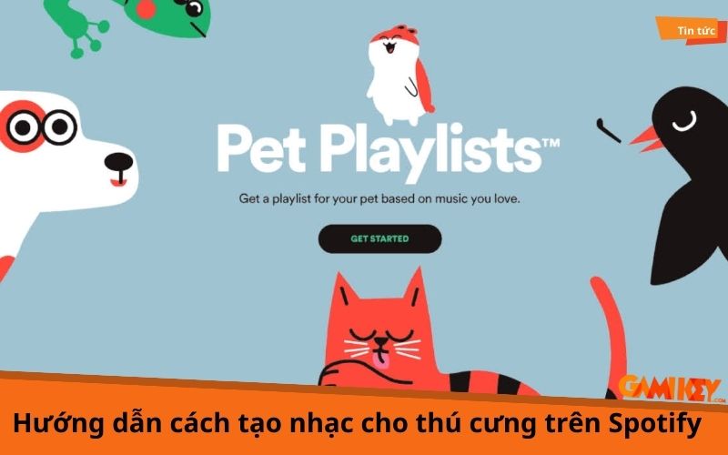 nhạc cho thú cưng trên Spotify