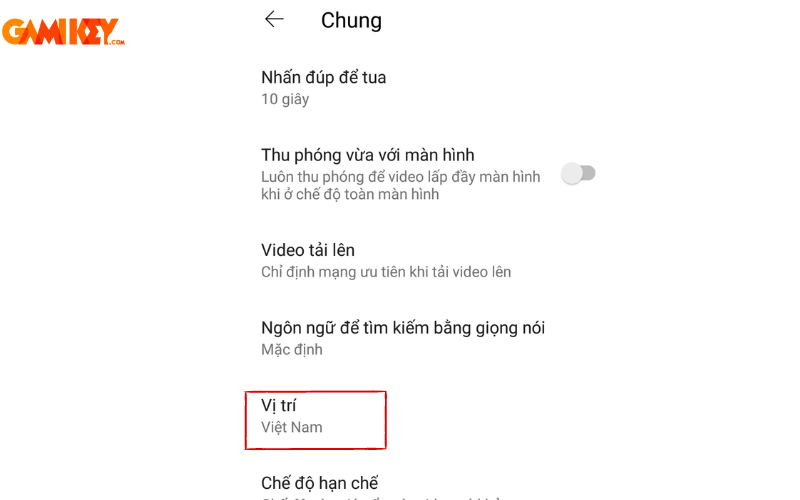 thay doi quoc gia tai khoan Youtube (2)