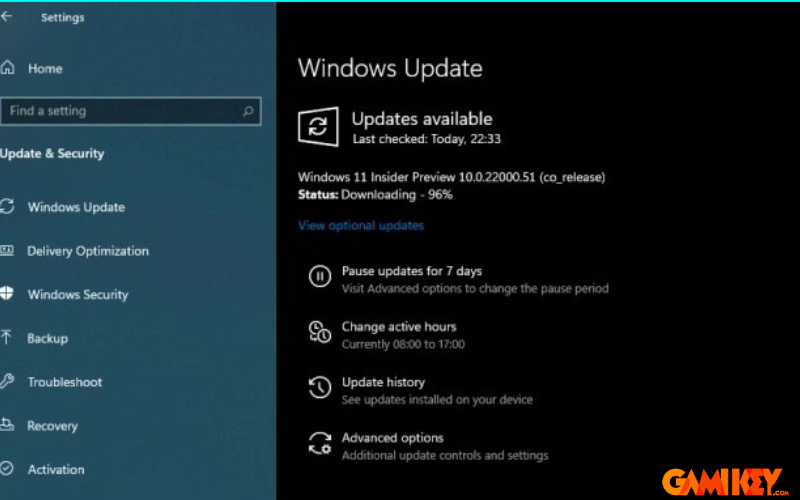 cach update windows 11 19 Chọn check for updates nằm ở bên phải màn hình