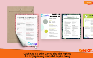 cách tạo cv trên canva