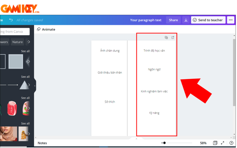 cách tạo cv trên canva