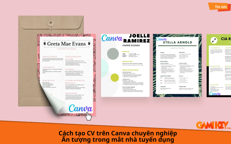 cách tạo cv trên canva