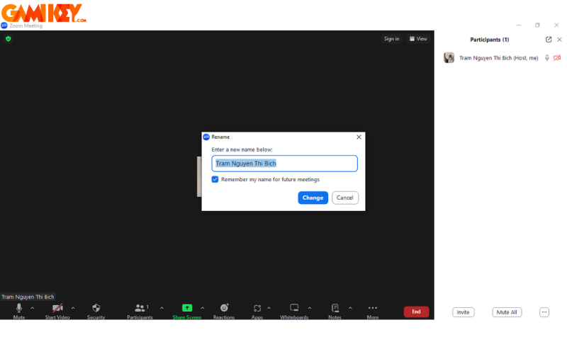 cach doi ten zoom 12 cách đổi tên Zoom