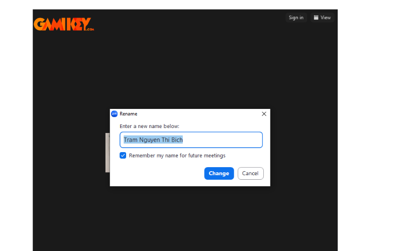 cach doi ten zoom 15 cách đổi tên Zoom