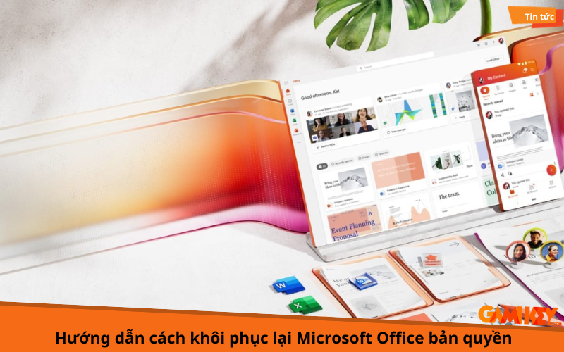 cách khôi phục lại Microsoft Office