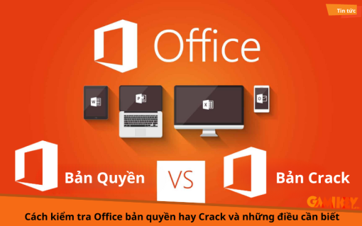 Cách Kiểm Tra Office Bản Quyền Hay Crack Gamikey 9246