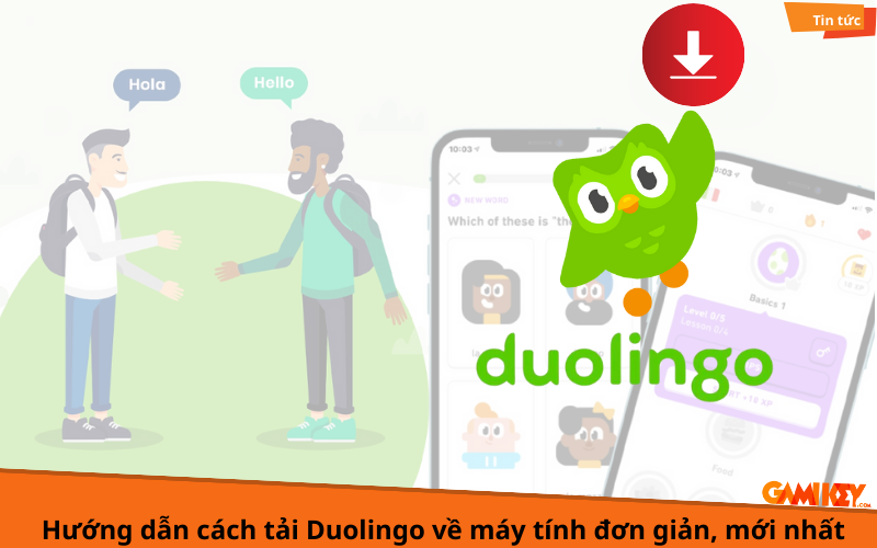 cách tải Duolingo về máy tính