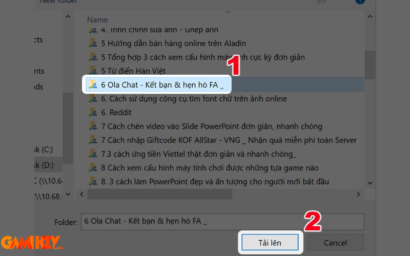 cách tải file lên google drive