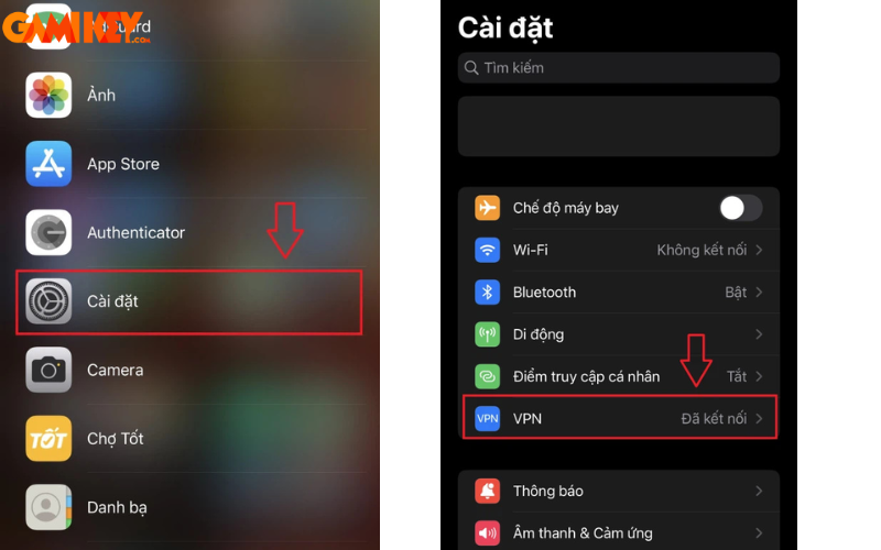 cách tắt vpn