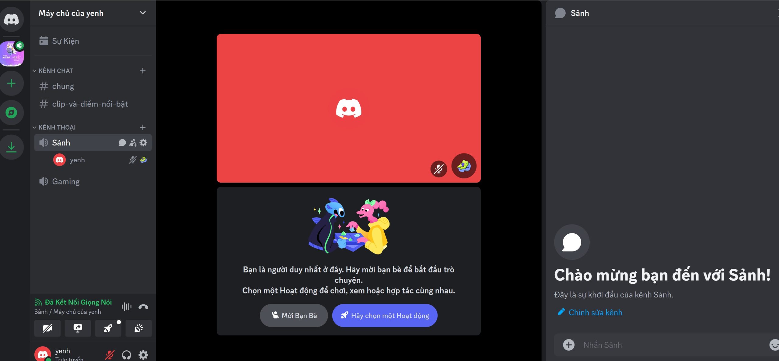Tham gia cung bạn vè với Discord Nitro
