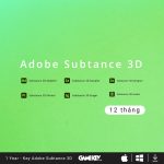 Key Adobe Subtance 3D full bộ 12 tháng