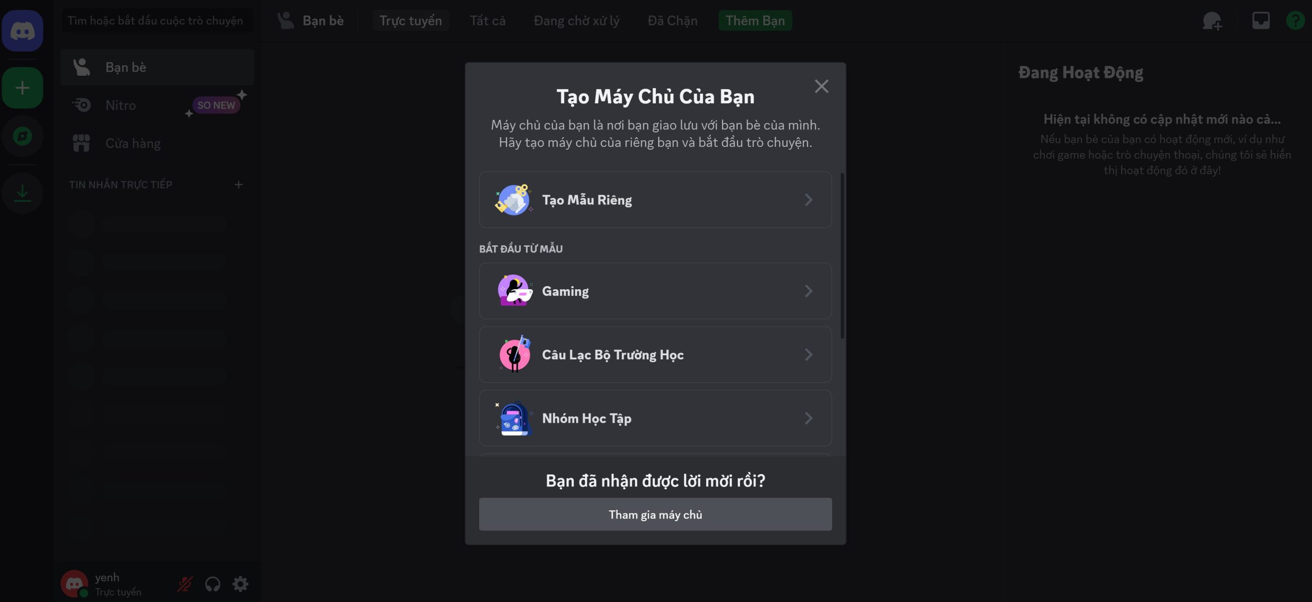 Discord Nitro - Tạo mẫu riêng
