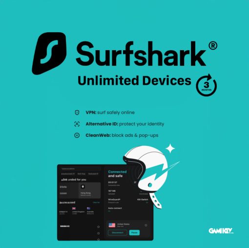 logo Surfshark VPN 3 tháng