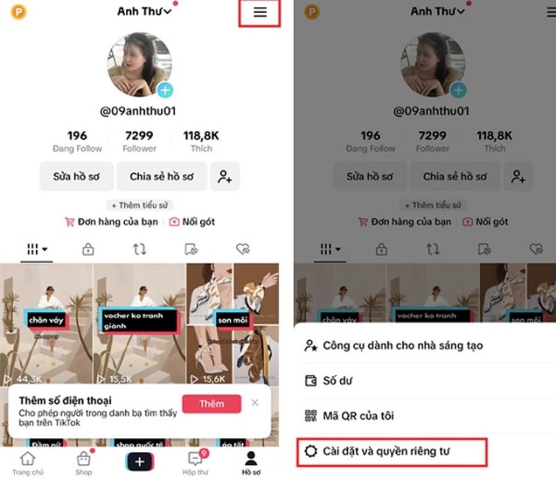 cách chặn TikTok