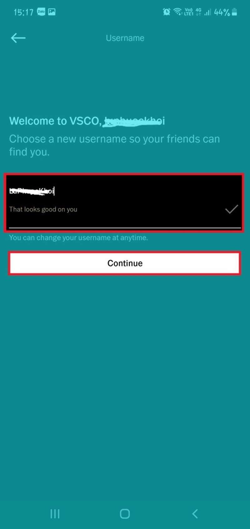 cách đăng nhập tài khoản VSCO