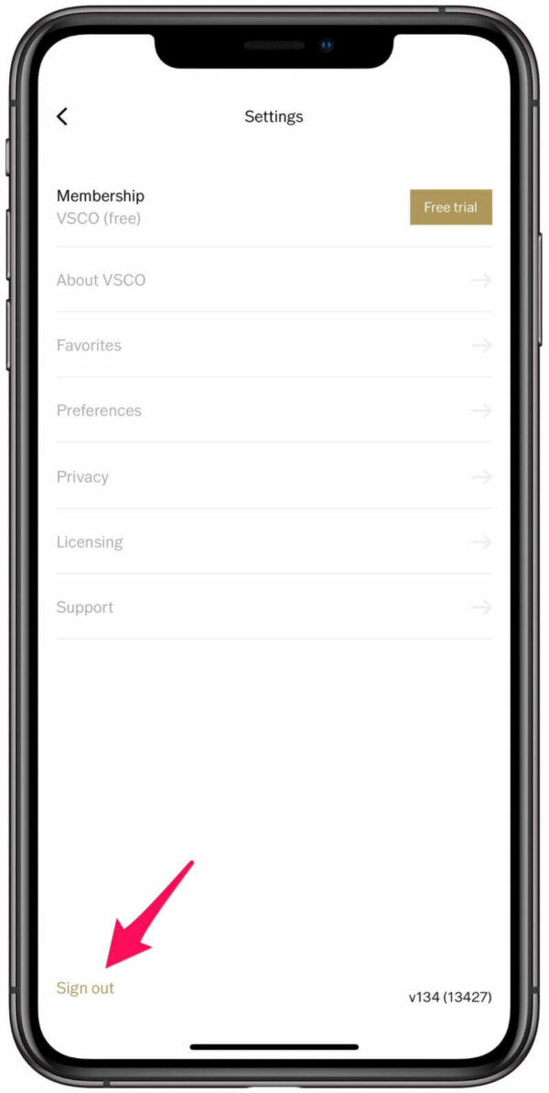 cách đăng nhập tài khoản VSCO