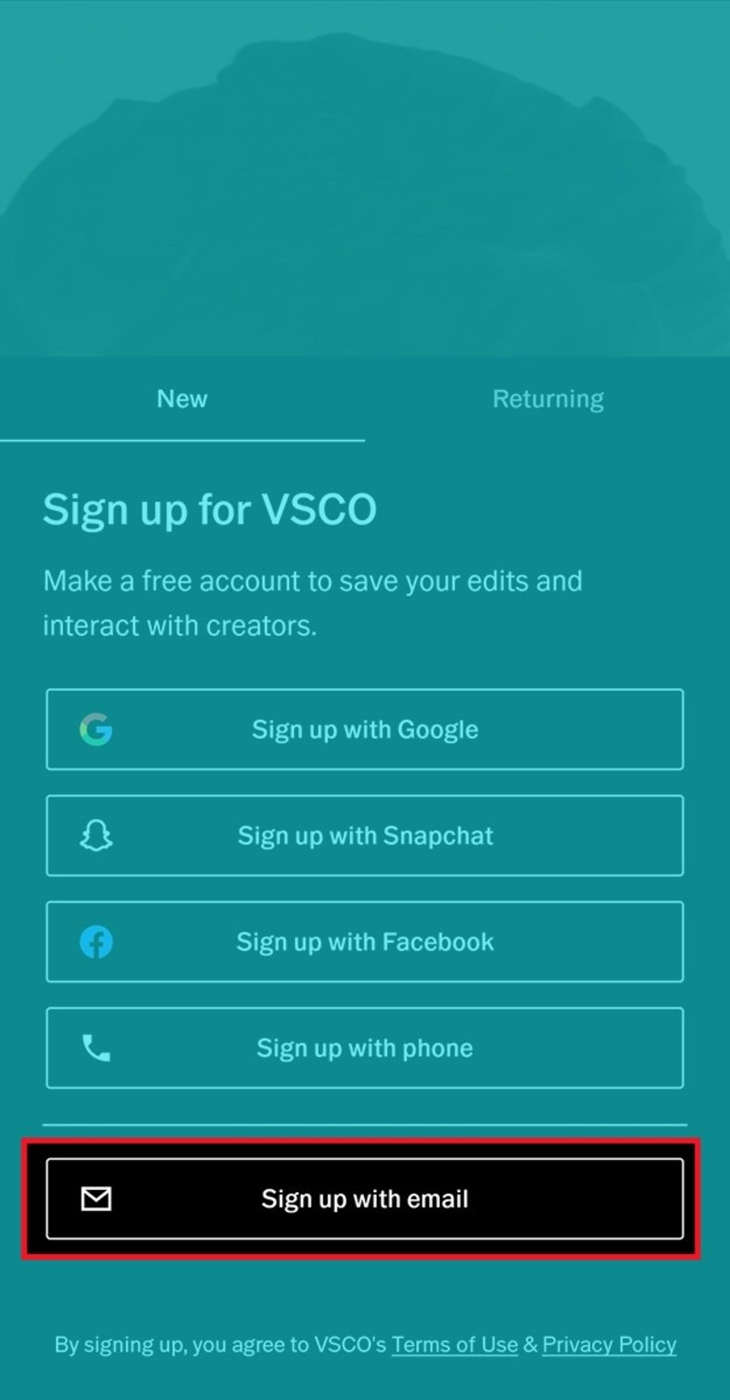 cách đăng nhập tài khoản VSCO
