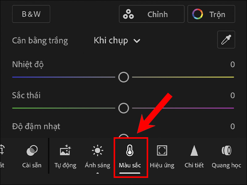cách tải màu lightroom