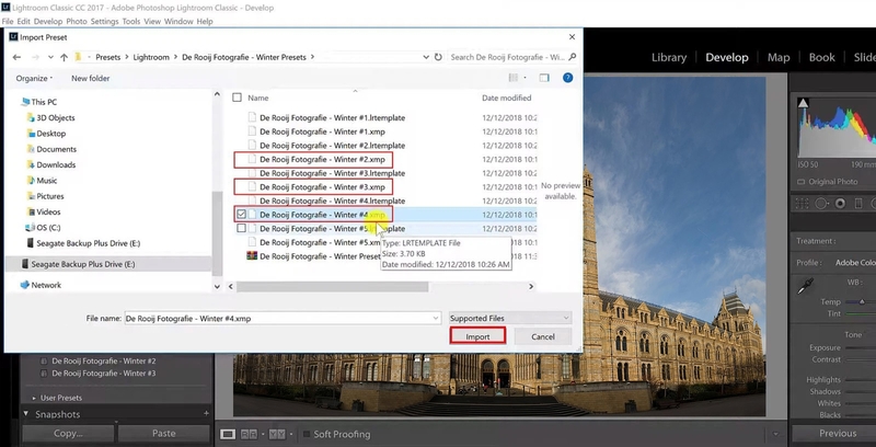 cách tải màu lightroom