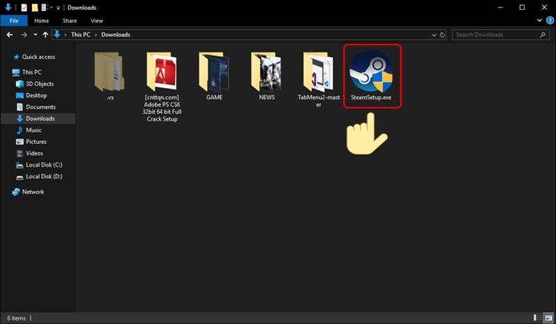 Cách tạo acc steam