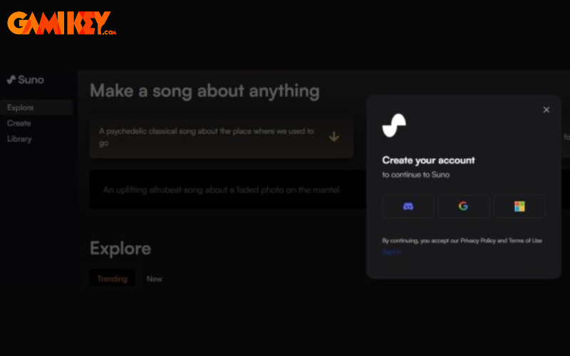 Suno-công cụ AI chuyển văn bản thành bài hát