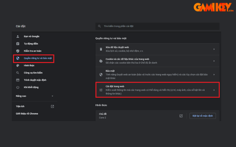 cách bật adobe flash player trên chrome
