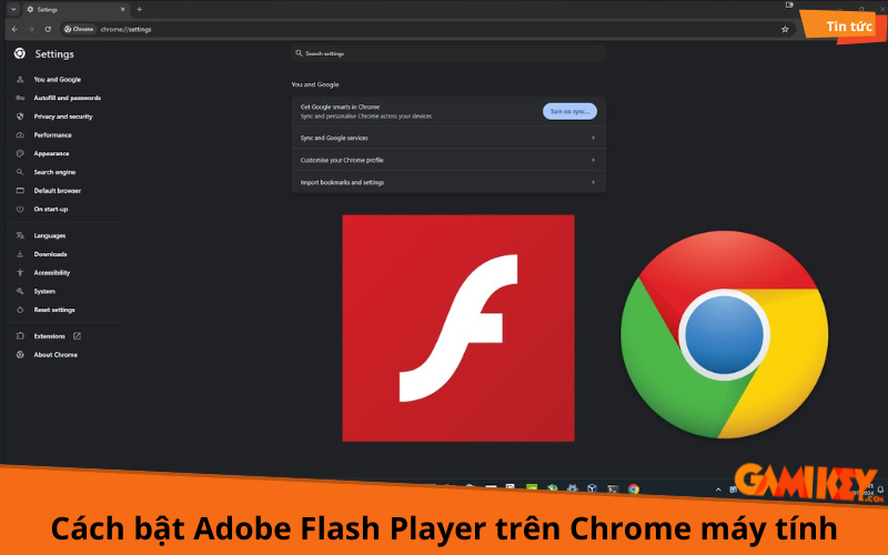 cách bật adobe flash player trên chrome