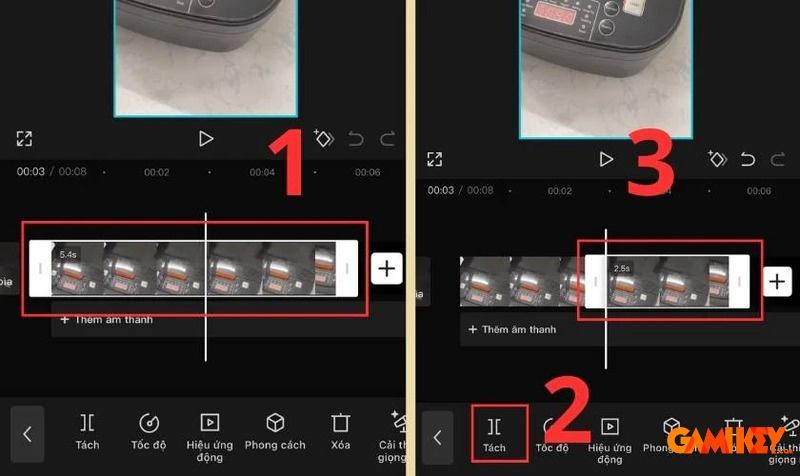 cách cắt video trên capcut